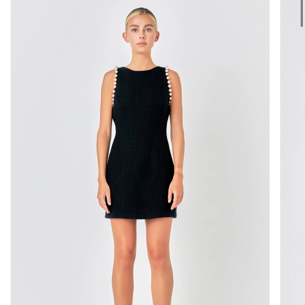 Endless rose Pearl Black Dress